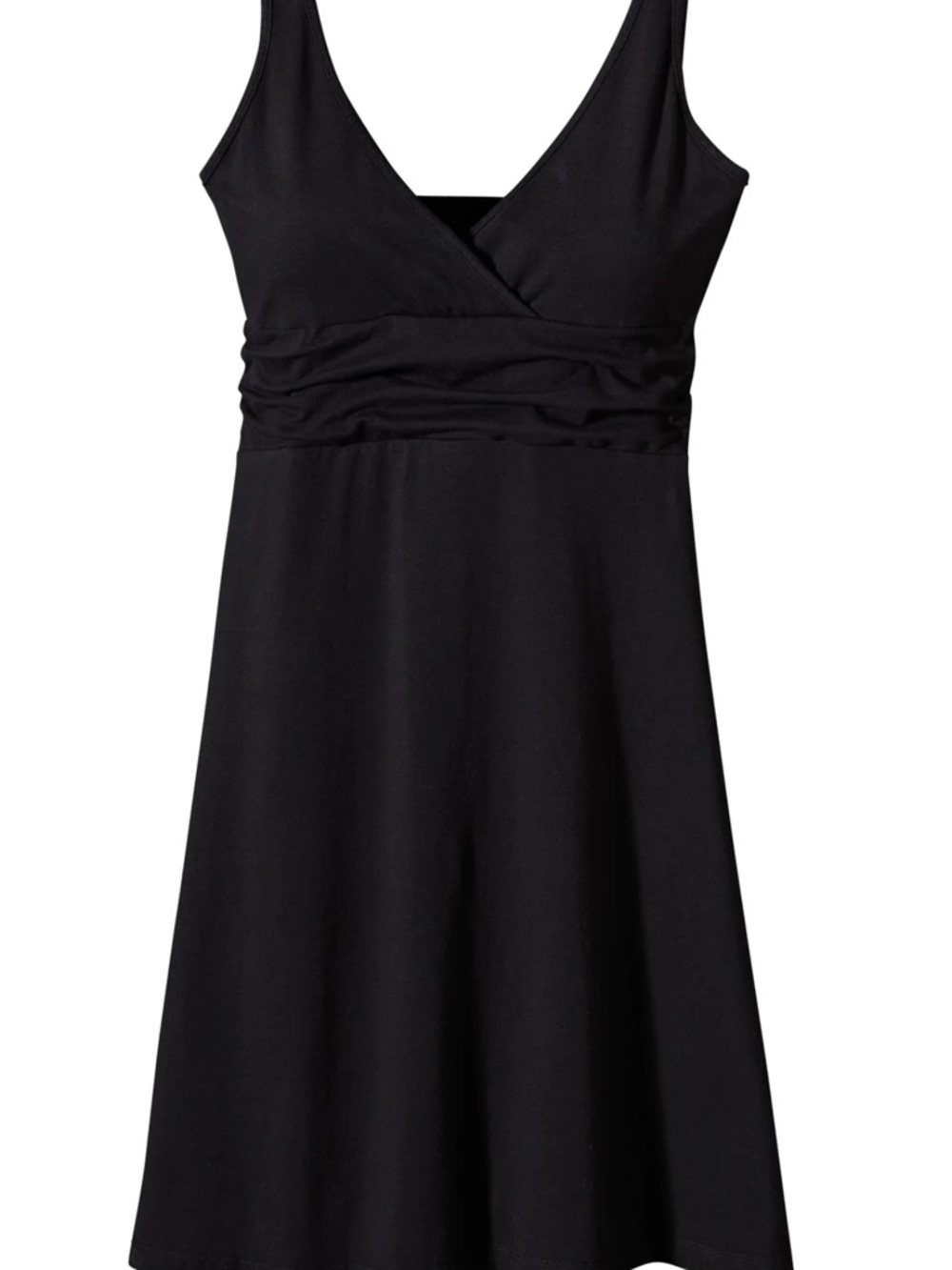 Patagonia Black V-Neck Midi Dress